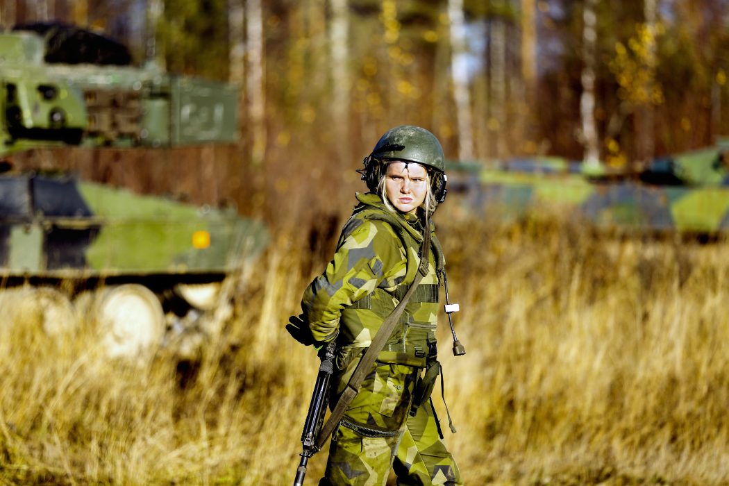 Natoövning i Boden hösten 2018.