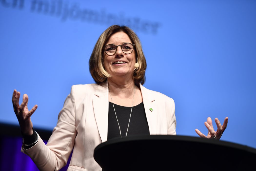 Miljö- och klimatminister samt vice statsminister Isabella Lövin (MP).