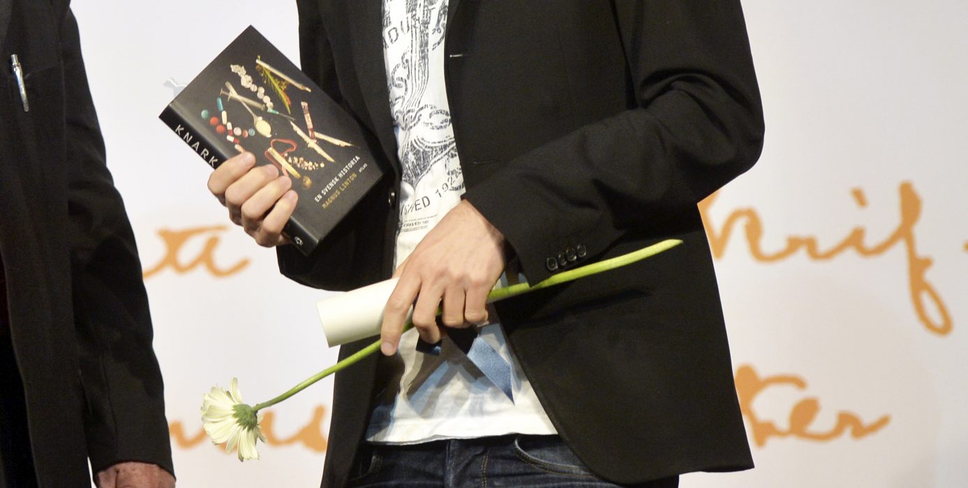 Magnus Linton nominerades till Augustpriset för sin bok "Knark – en svensk historia".