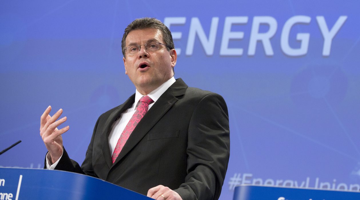 EU:s energiunionskommissionär Maros Sefcovic.