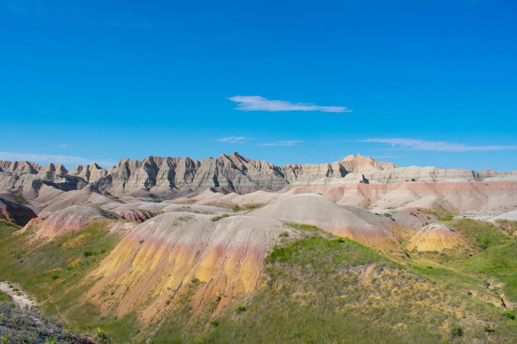 Badlands nationalpark i prärieområdet The Great Plains, där hela ekosystem flyttat nästan 60 mil norrut enligt en ny studie.
