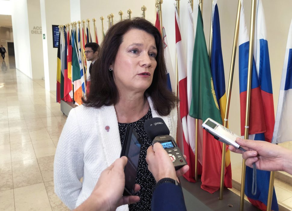 Sveriges utrikesminister Ann Linde (S).