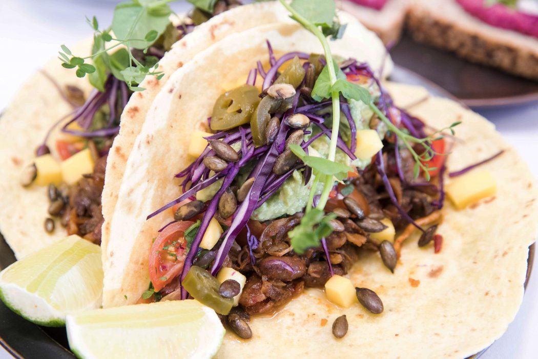 Vegetarisk taco.