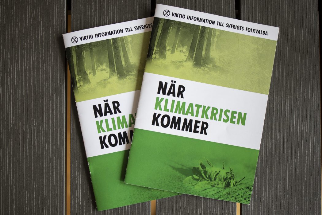 Den nya krisbroschyren ger bland annat de folkvalda en sammanfattning av den senaste klimatforskningen.