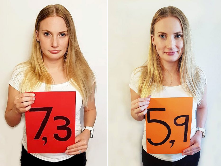År 2017 stod Sally Mattsons samlade utsläpp för 7,3 ton koldioxid, ett år senare hade hon lyckats vända det till 5,9 ton.