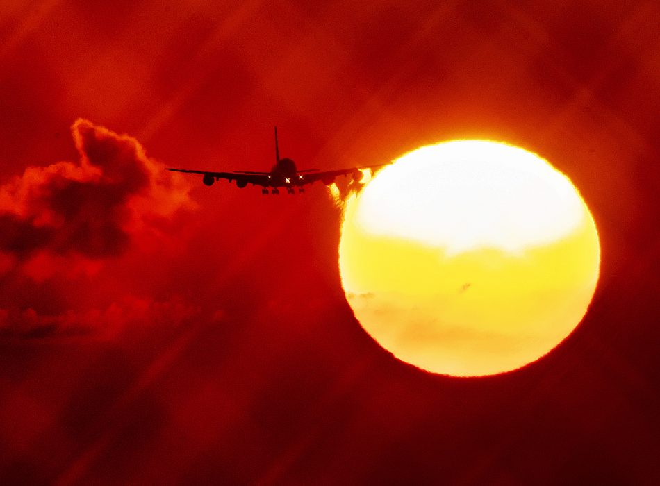 I genomsnitt gör svenskarna en utrikesresa per år med flyg.