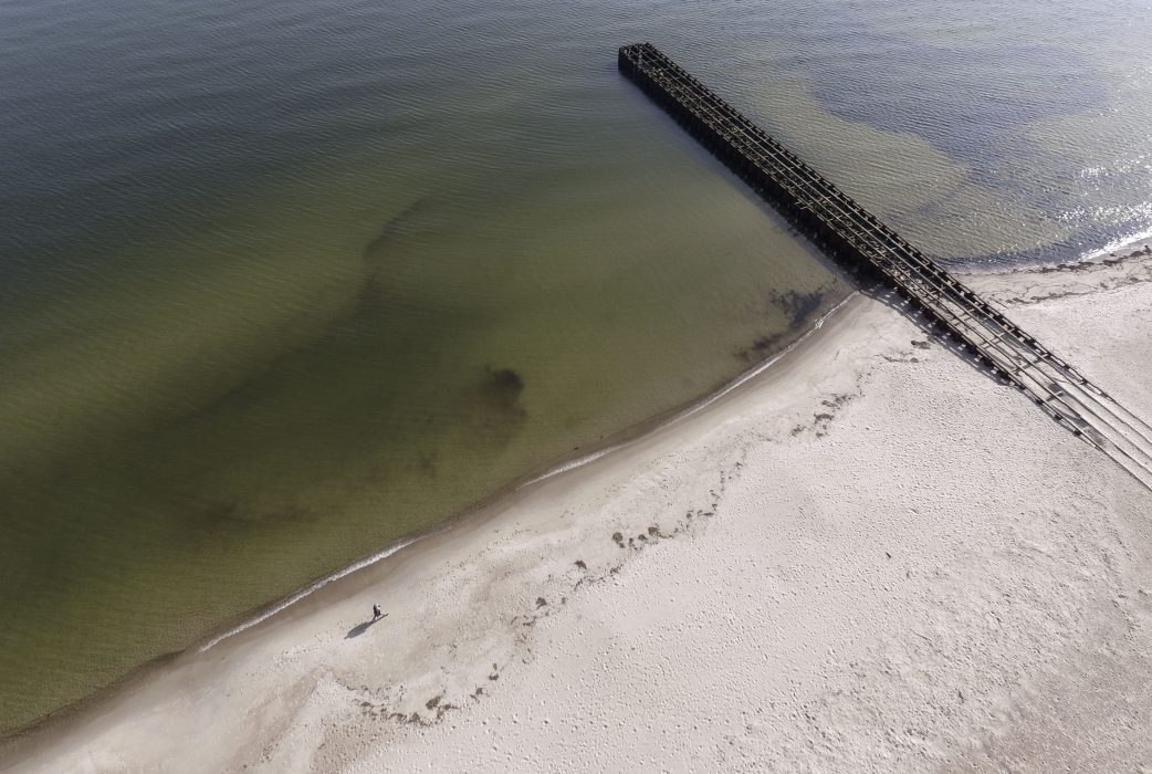 Ystad 2018: Stranden vid Ystad Saltsjöbad har kommunen i Ystad sandfodrat vid två tillfällen.