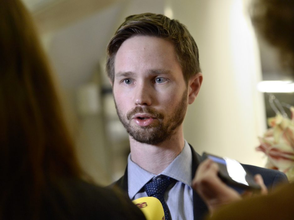 Rasmus Ling, Miljöpartiets migrationspolitiska talesperson.