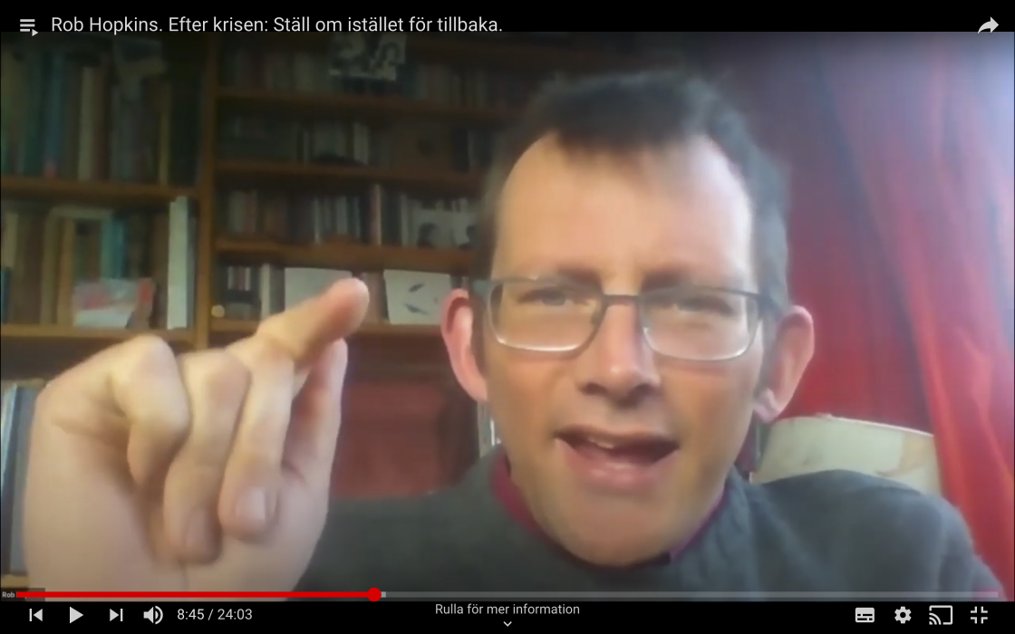 "Alla samtal behöver handla om vad som ska komma i framtiden och vad vi kan skapa, om vi gör allting nu som står i vår makt.
