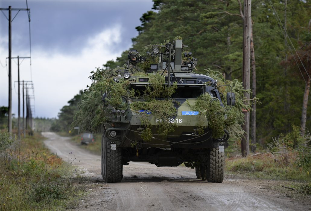 Bild från militärövningen Aurora 17 som genomfördes för tre år sedan.