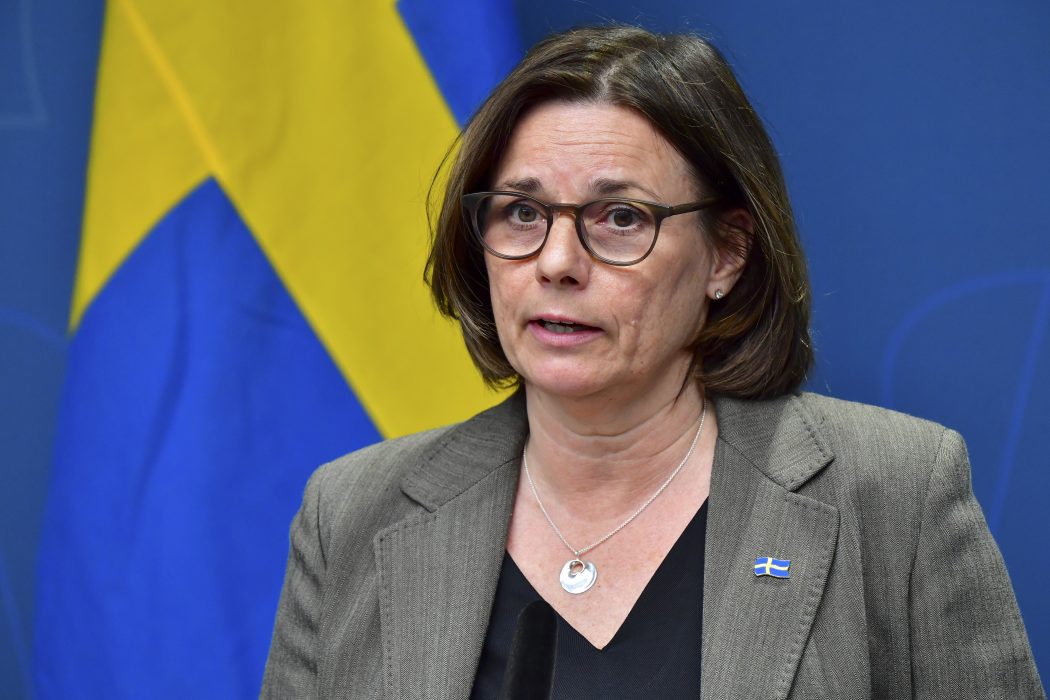 Klimat- och miljöminister Isabella Lövin (MP).