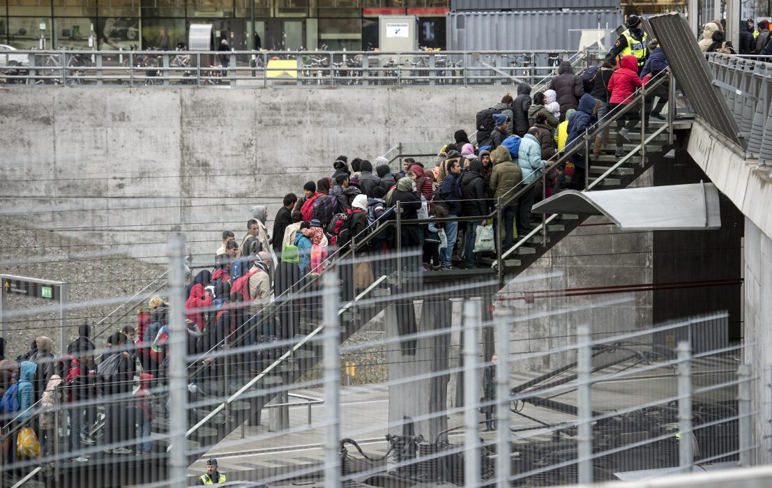 Hösten 2015 flydde många människor genom Europa.