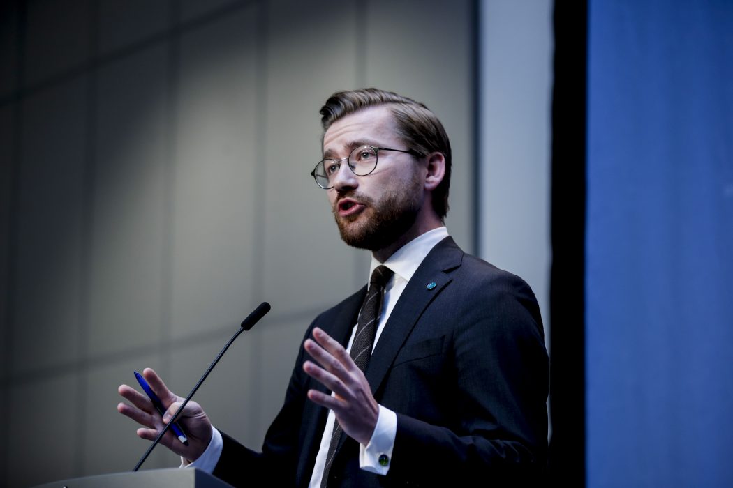 Norges klimat- och miljöminister Sveinung Rotevatn (Venstre).