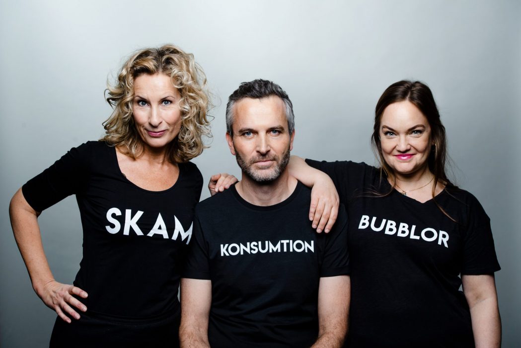 Författarna Katarina Graffman, Jacob Östberg och Emma Lindblad tar pulsen på samtiden och blickar framåt.