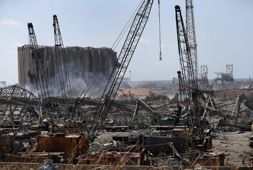 Förödelsen är enorm efter tisdagens explosioner i Beirut, Libanon.