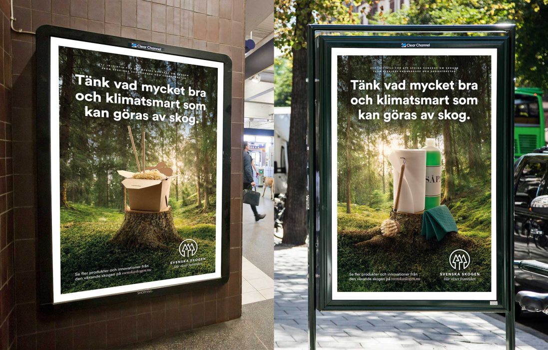 Bilder från Svenska skogens sommarkampanj 2020.