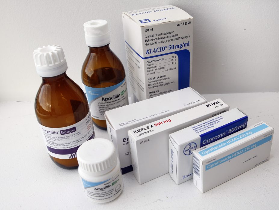 Förskrivningen av antibiotika har minskat drastiskt i år.