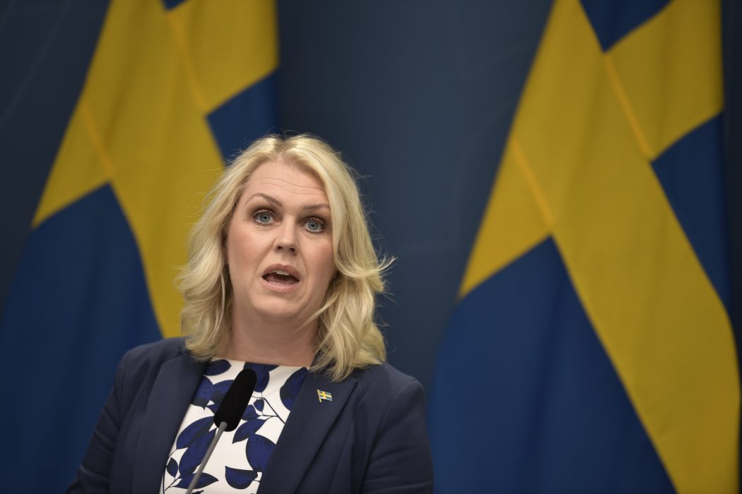 Socialminister Lena Hallengren (S).