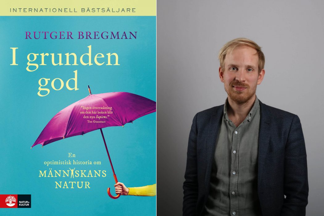 Rutger Bregman blev känd för allmänheten genom boken Utopia för realister.