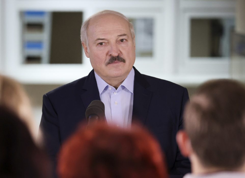 Belarus president Aleksandr Lukasjenko.
