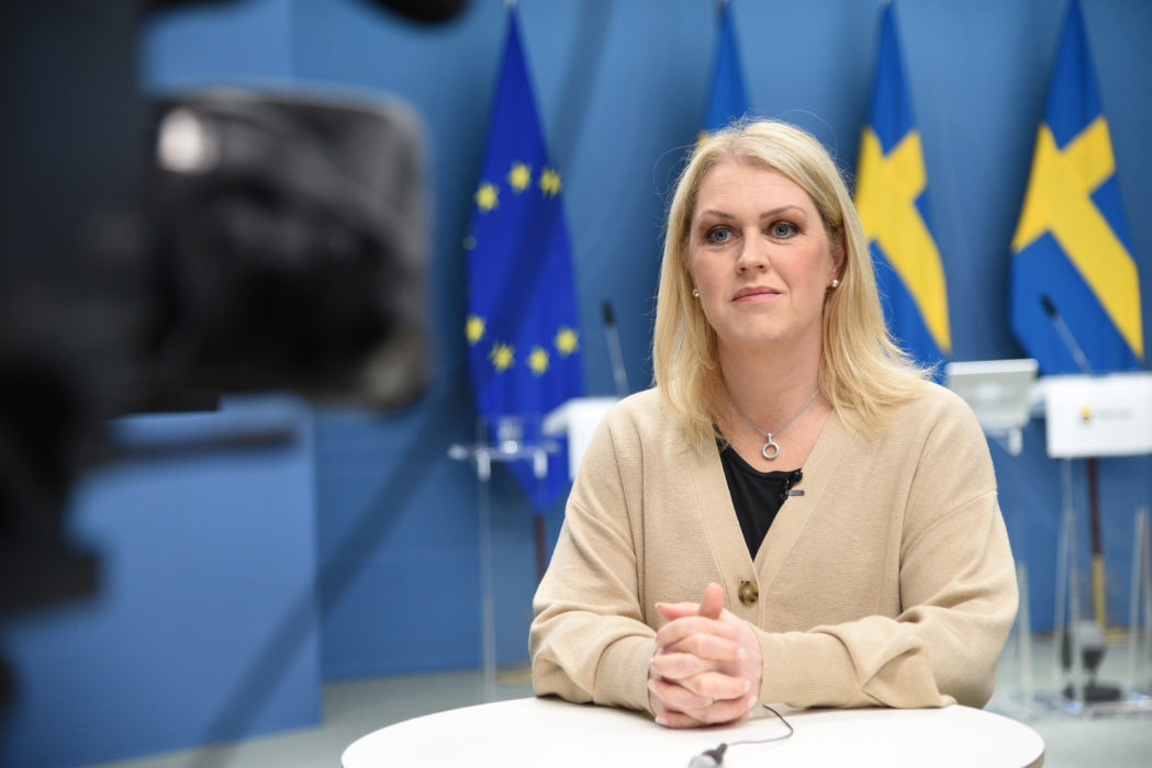 Socialminister Lena Hallengren (S).