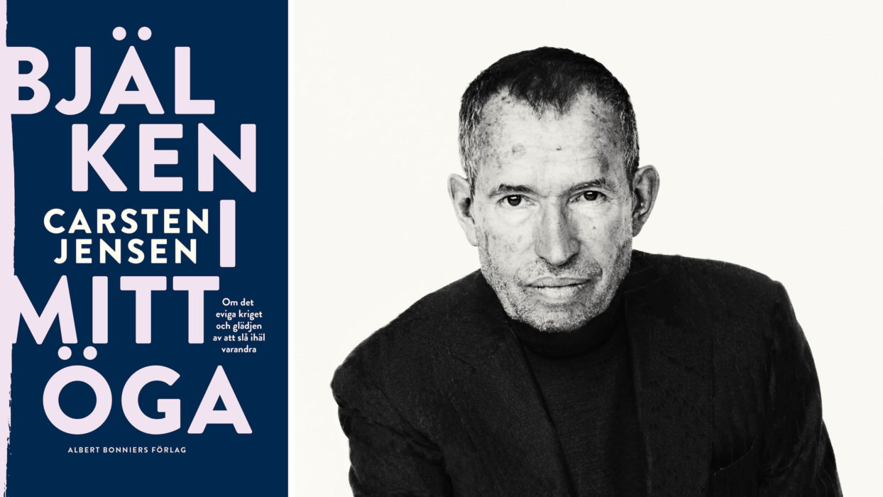 Carsten Jensen tar upp frågor om ondska, krig, terrorism och våld i sin nya debattbok Bjälken i mitt öga.