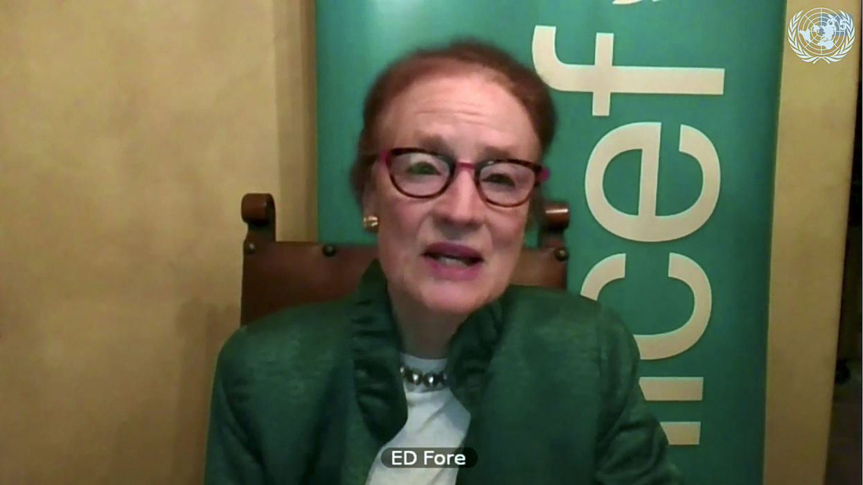 Henrietta Fore, chef för FN:s barnfond Unicef, säger att pandemin förvärrat situationen för miljoner barn i behov av vaccin mot andra sjukdomar än covid-19.