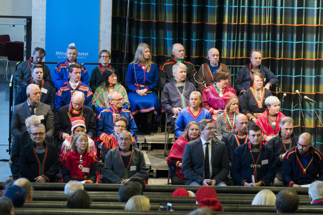 Sametingets öppnande 2017 i Östersund.
