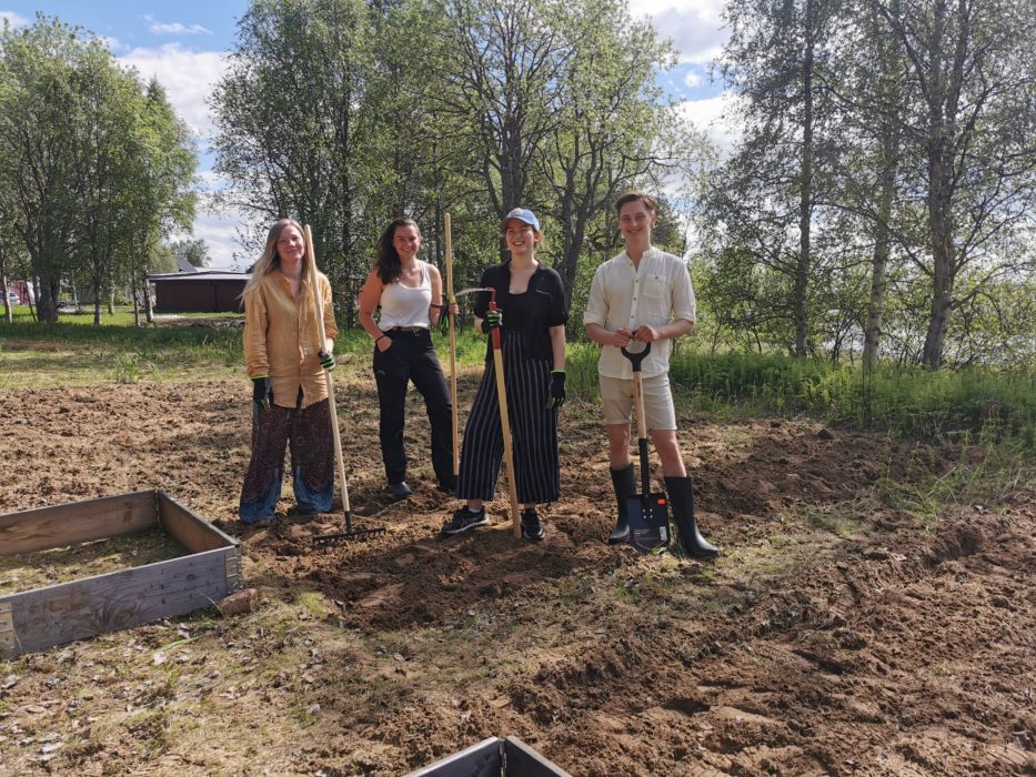 Arjeplog kommun delar ut odlingslotter till ungdomar som vill prova på att odla i sommar.