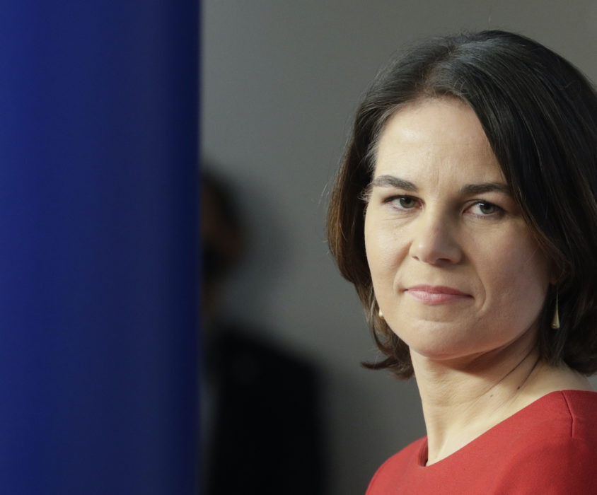 Tysklands utrikesminister Annalena Baerbock (De gröna).