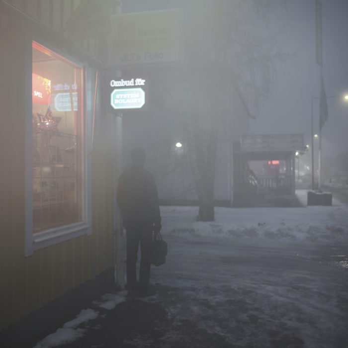 Dimman drar in över Ekshärad.