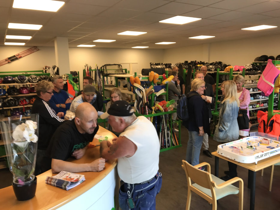 Bild från en av Fritidsbankens lokaler.