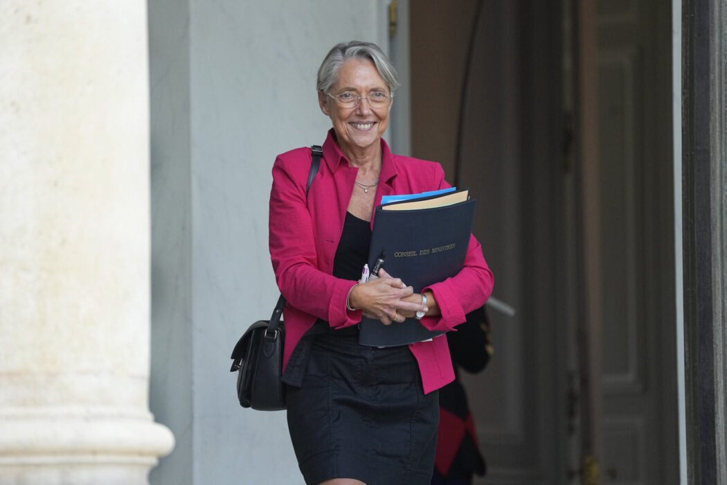 Frankrikes premiärminister Elisabeth Borne.
