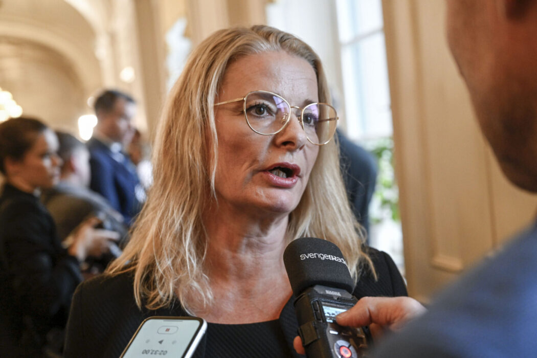 Skolminister Lotta Edholm (L).