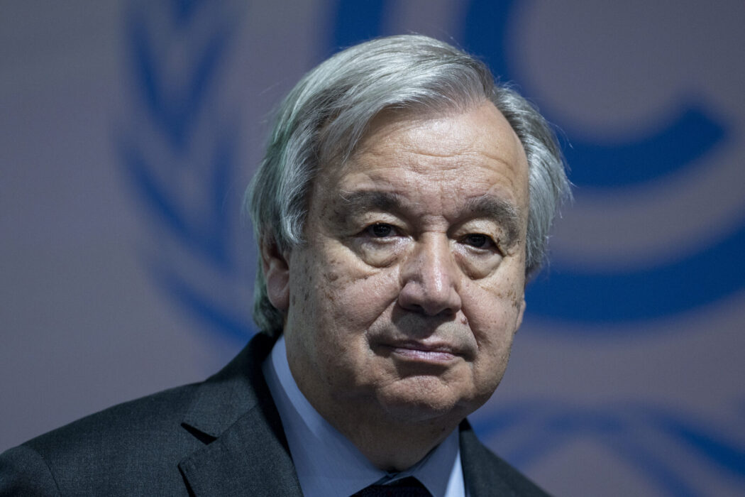 FN:s generalsekreterare António Guterres.