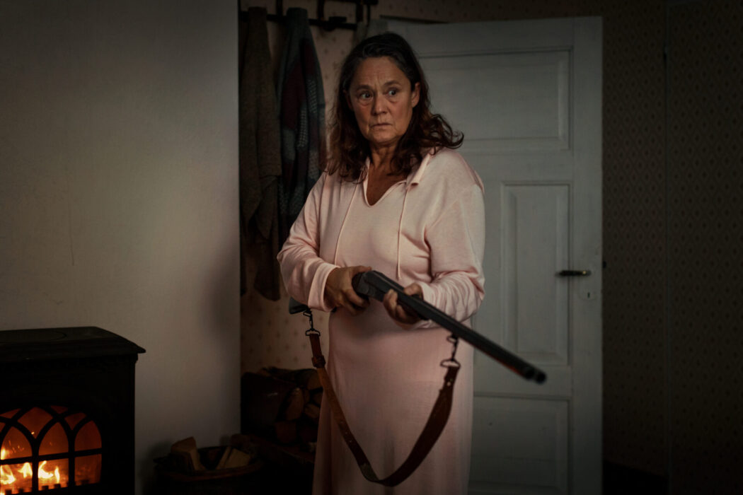 Pernilla August har en av de framträdande rollerna i tv-serien Händelser vid vatten.