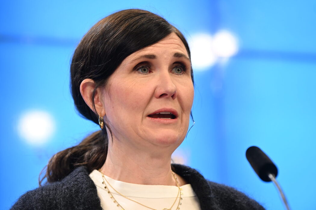 Miljöpartiets språkrör Märta Stenevi.