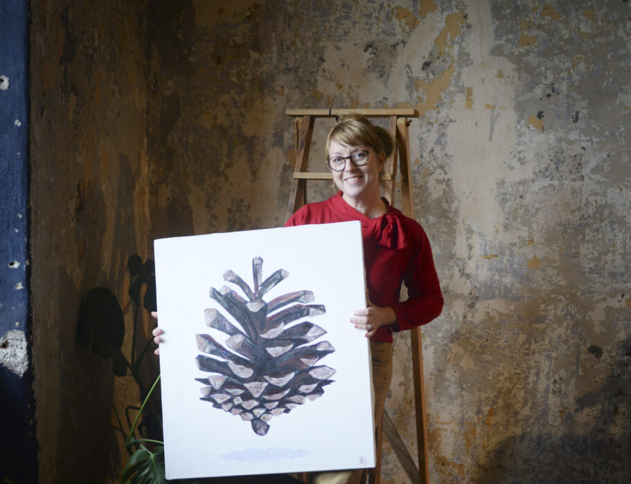 Linda Engström, i samband med invigningen av Klimatsalongen 2021.