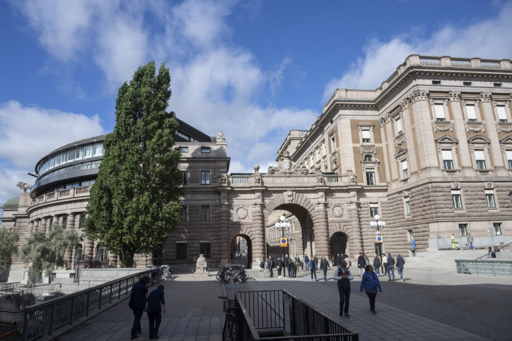  Riksdagshuset i Stockholm.
