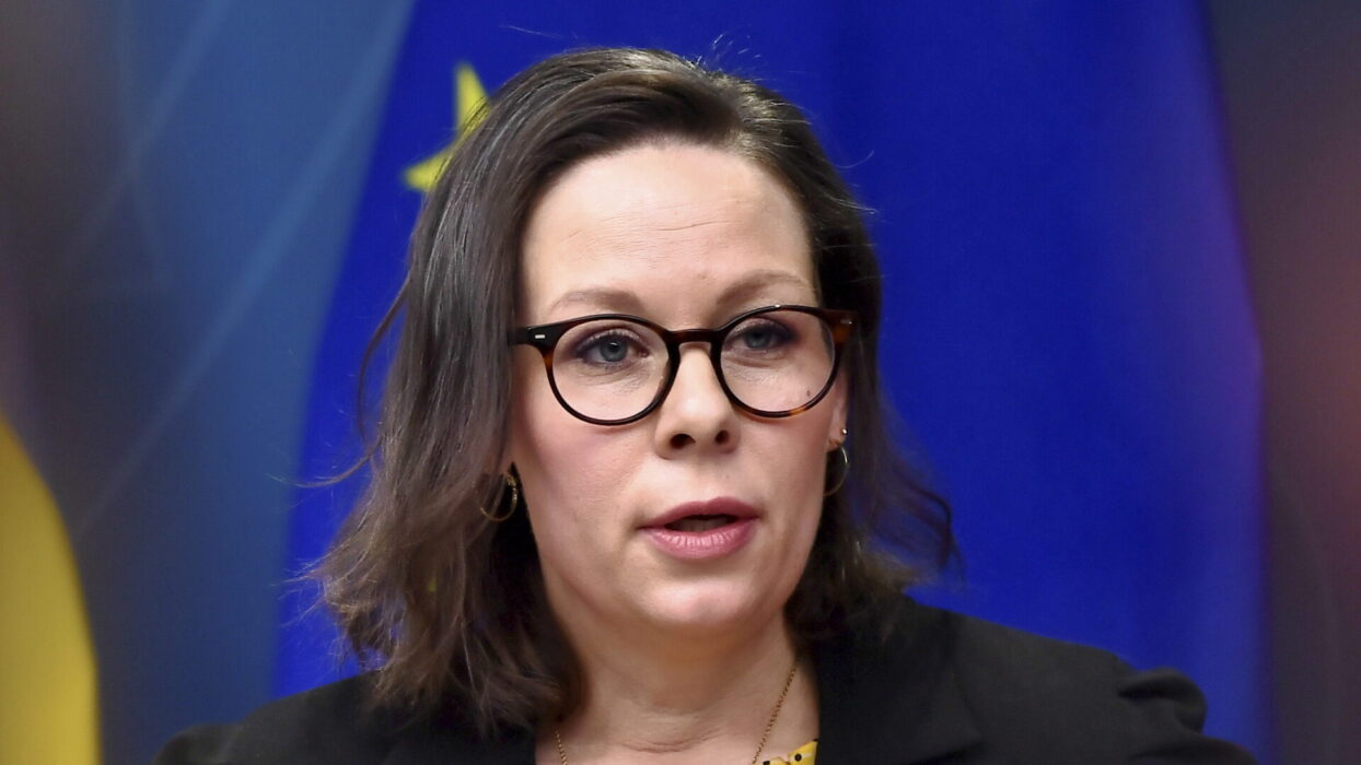 Migrationsminister Maria Malmer Stenergard (M).