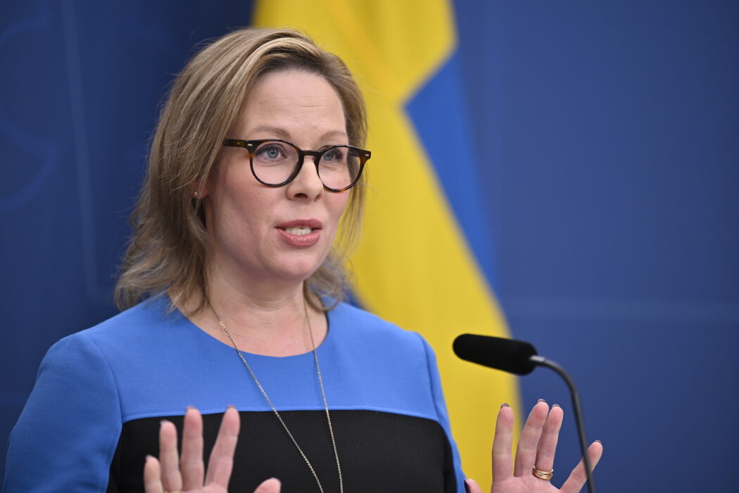 Migrationsminister Maria Malmer Stenergard (M).