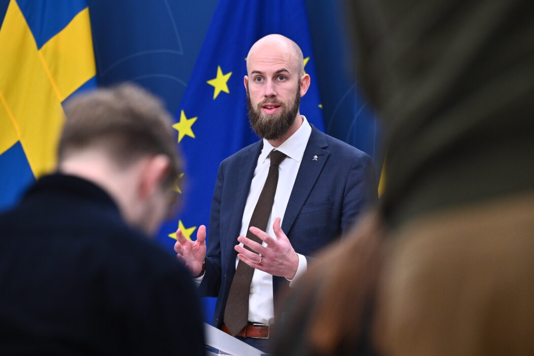 Minister för civilt försvar Carl-Oskar Bohlin (M).