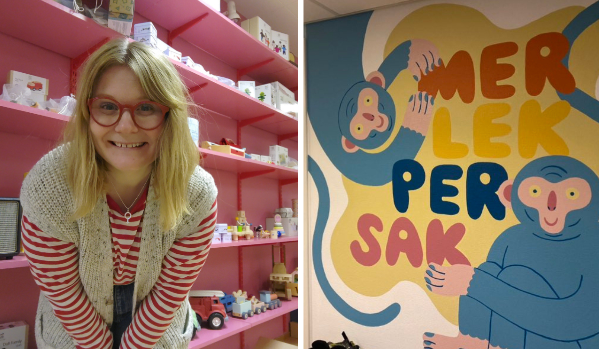 Josefin Skugge startar Stockholms första leksaksbibliotek i Skarpnäck.