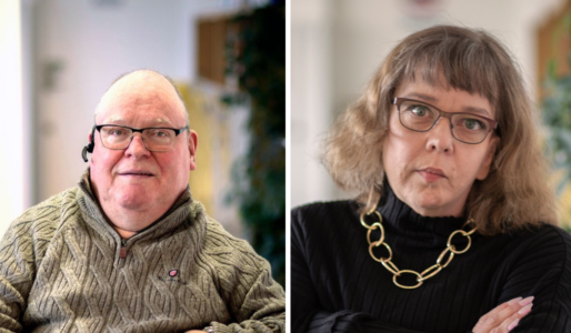 Ken Gammelgård, förbundssekreterare DHR och Åsa Strahlemo, förbundsordförande DHR.