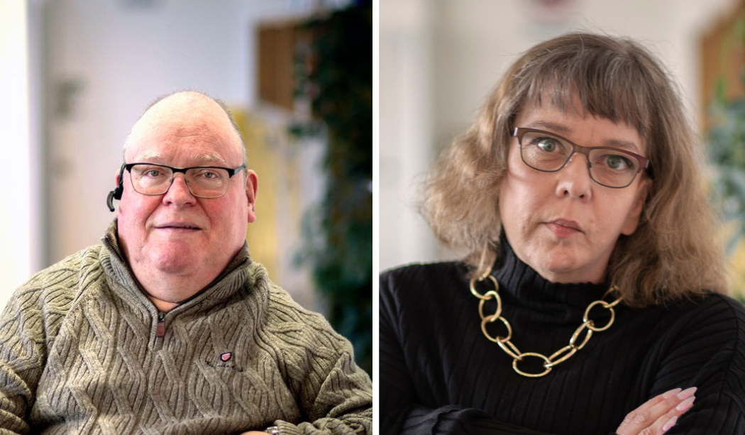 Ken Gammelgård, förbundssekreterare DHR och Åsa Strahlemo, förbundsordförande DHR.