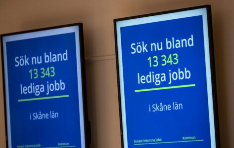 Söka jobb.
