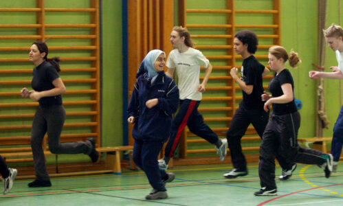 Skolgymnastik.