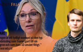 Jessica Stegrud. Skribenten i förgrunden.